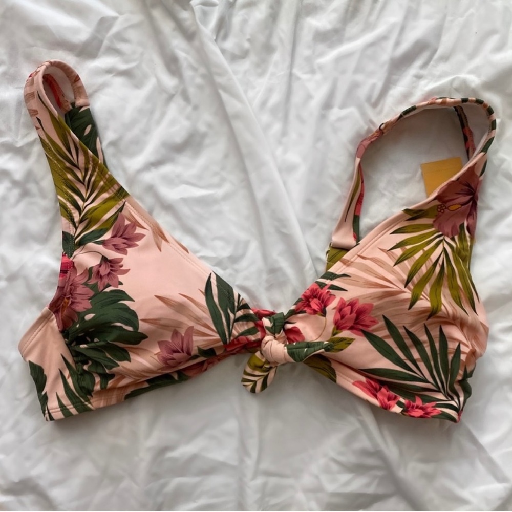 NWT swim top & high waisted bottoms